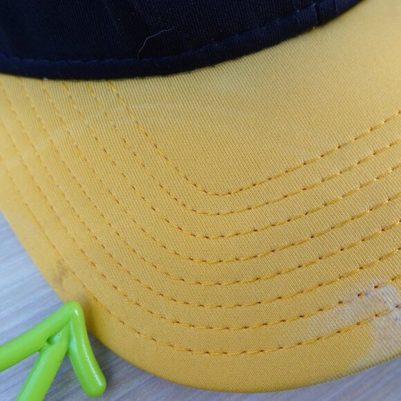 Panthers Cap Black AU Hat Baseball 7 3/8 Yellow Embroidered Logo The Game Pro - Picture 15 of 16